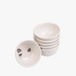 Melamine Plastic White Soy Sauce Bowl
