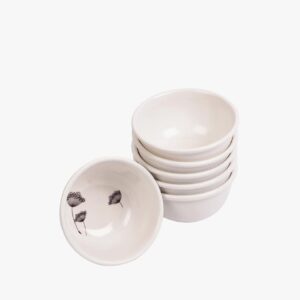 Melamine Plastic White Soy Sauce Bowl